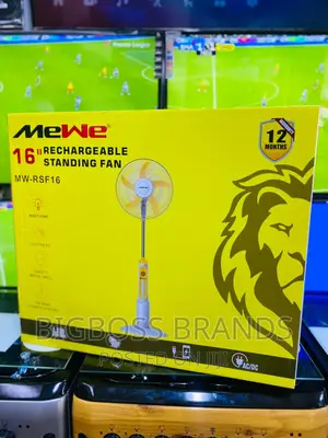 Mewe Electric and Rechargeable Fan Size 16