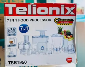 Telionix Electric Food Processor 7 in 1 Multifunction