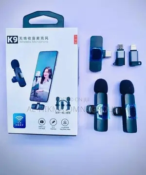 Wireless Double Microphone for All Smartphones
