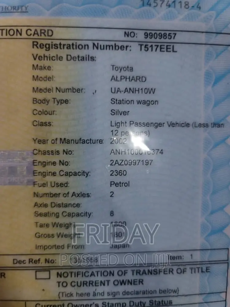 Toyota Raum 2005 Silver