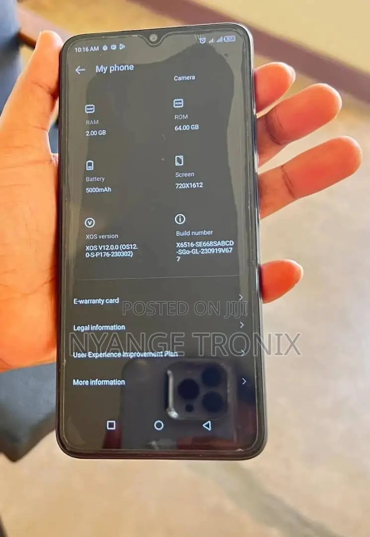 Infinix Smart 7 HD 64 GB Gray