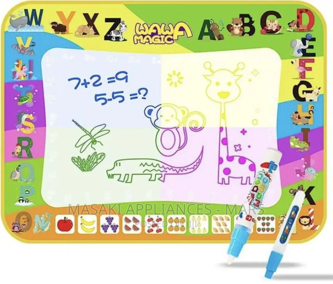 Water Doodle Mat With 2 Pens
