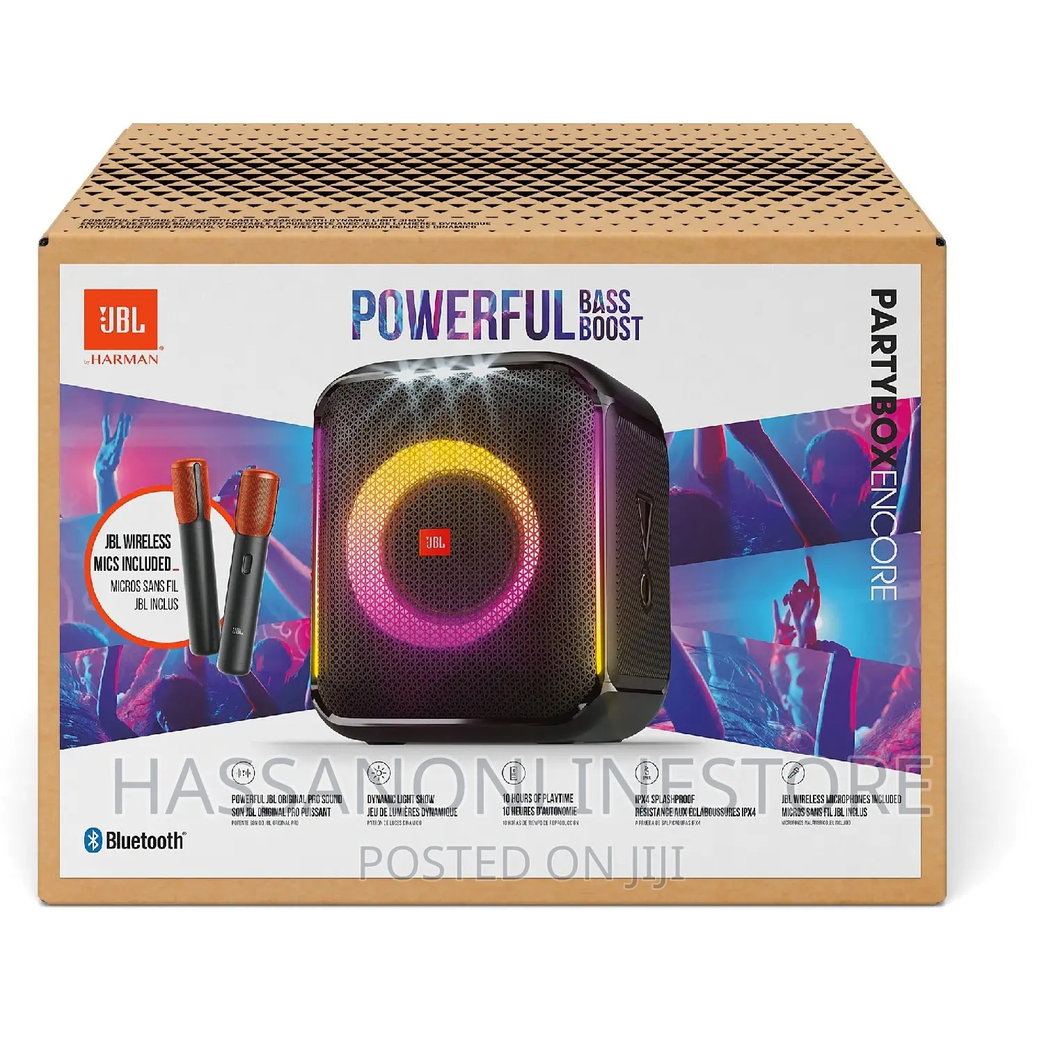 JBL Partybox Encore 2mic Wireless Bluetooth Speaker