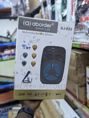 Aborder Multimedia Mini Speaker With Wired Microphone