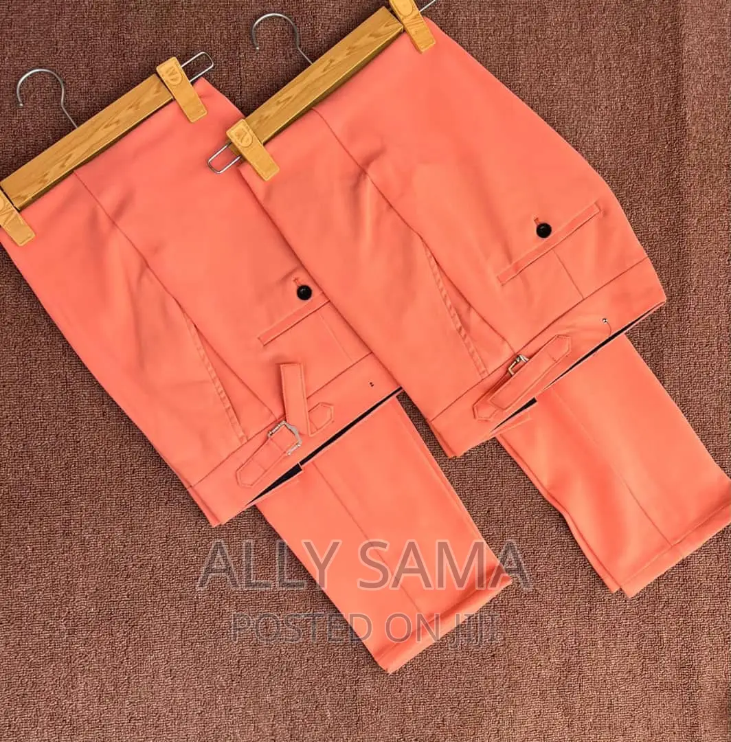 Mens Trousers Good Quality Pink