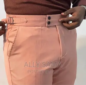 Mens Trousers Good Quality Pink