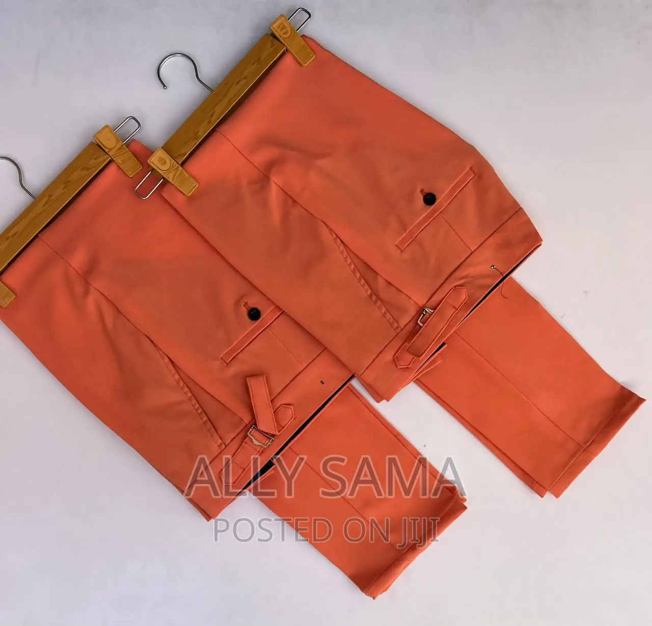 Mens Trousers Brown Original Material Cotton