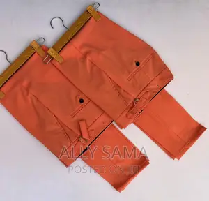 Mens Trousers Brown Original Material Cotton