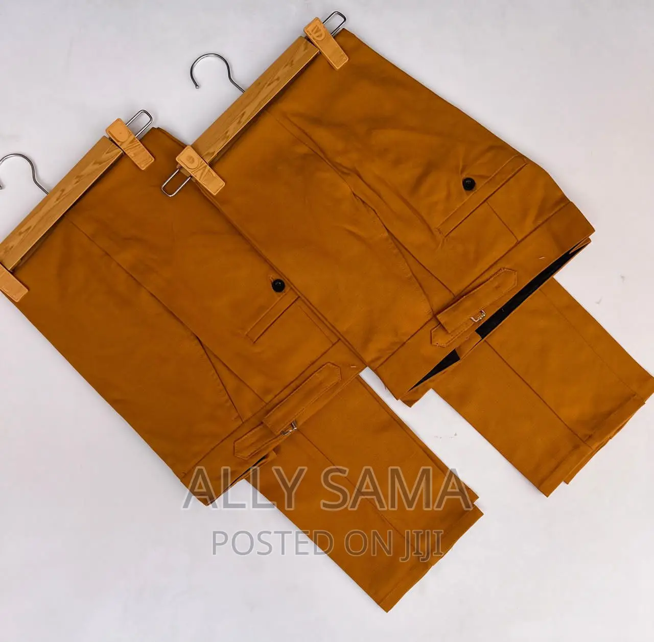 Mens Trousers Brown Original Material Cotton