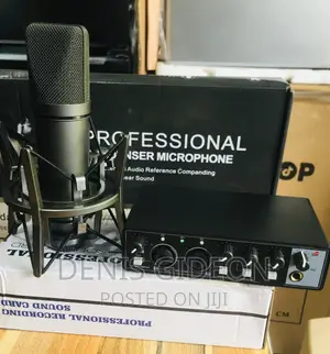 Microphone Condesor/Professional Sound Card