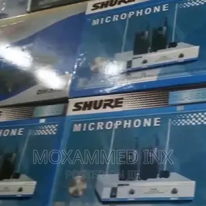 Shure Microphone Sysytem With 2mics