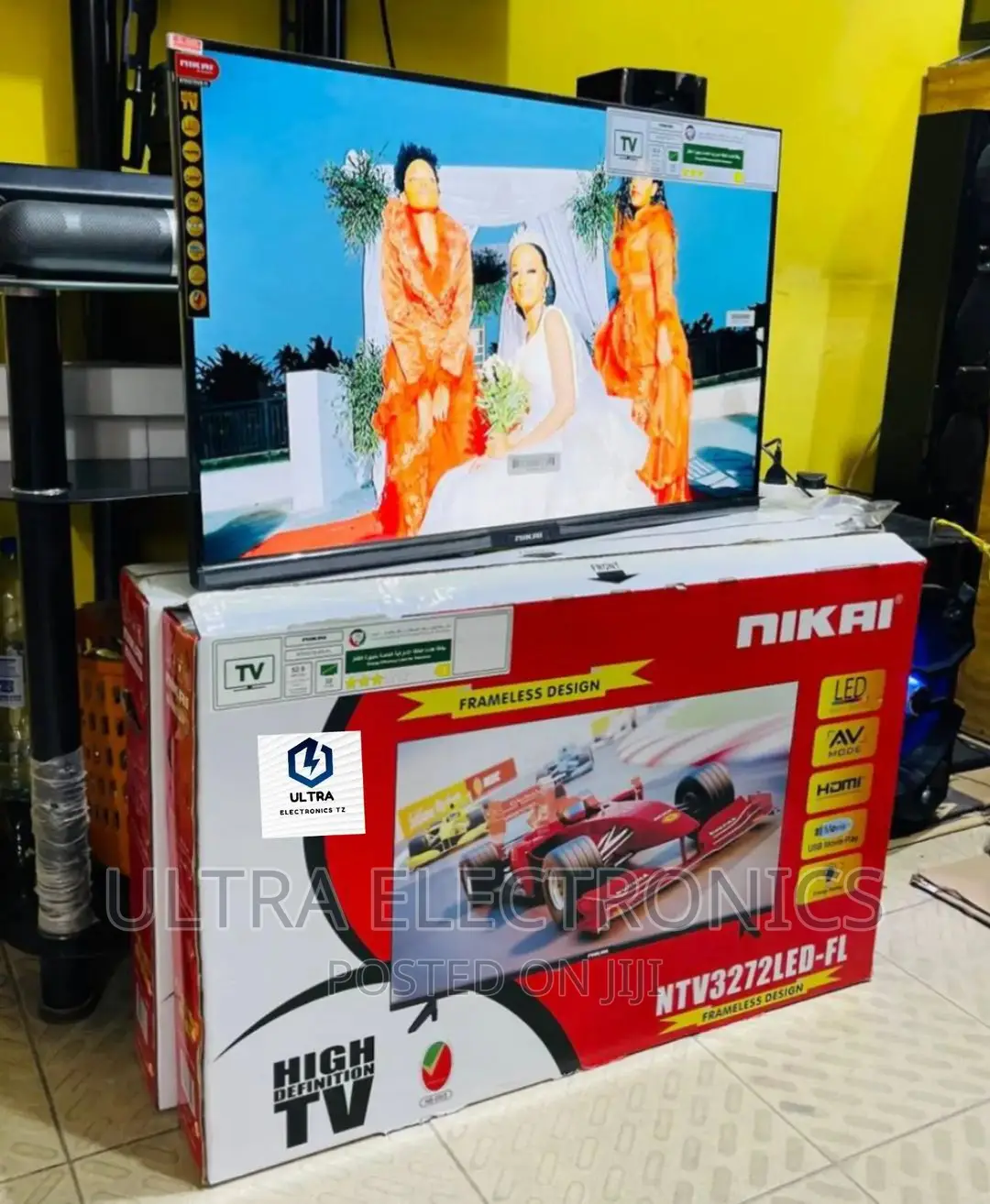 NIKAI HD Double Glass TV Inchi 32