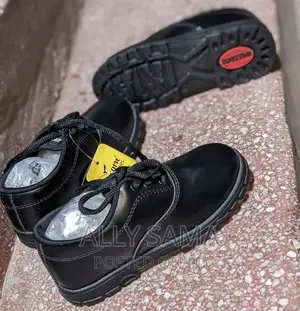 Boys School Shoes Black Full