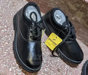 Boys School Shoes Black Full