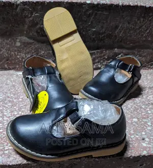Girs School Shoes Black