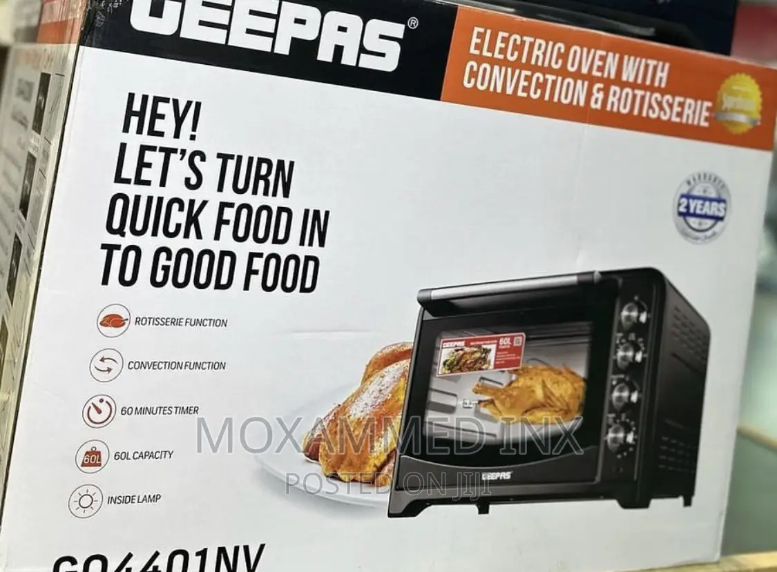 Geepas Electric Oven , Rotisserie Convection 60L