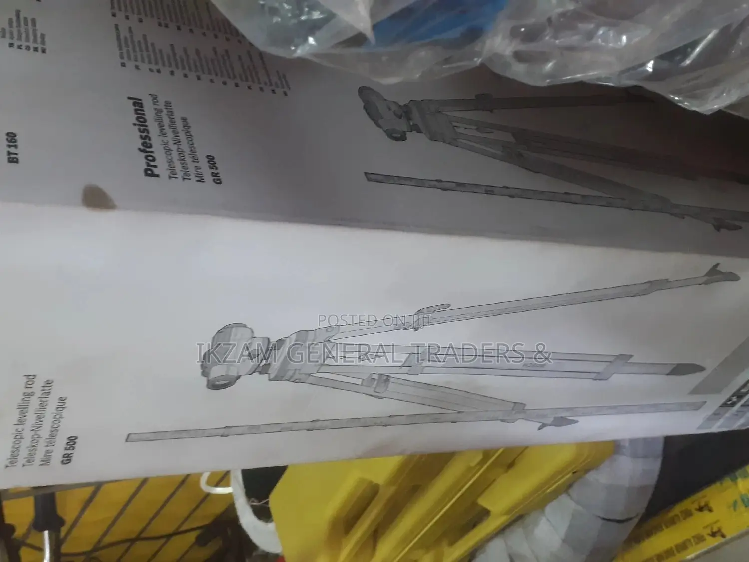 Telescopic Levelling Rod