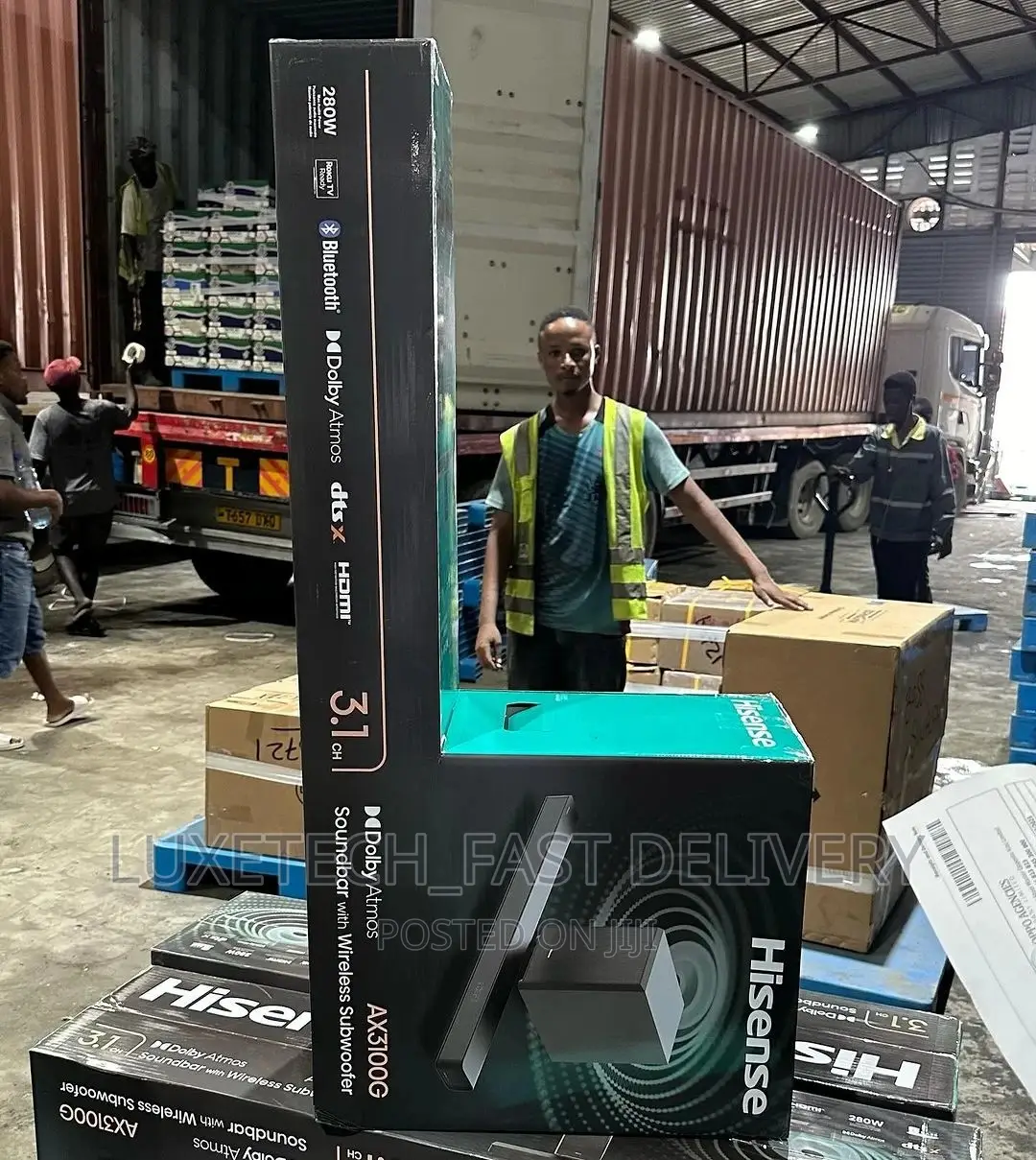 New Hisense Wireless Soundbar 280W Dolby Atmos