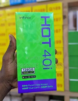 New Infinix Hot 40i 128 GB Black
