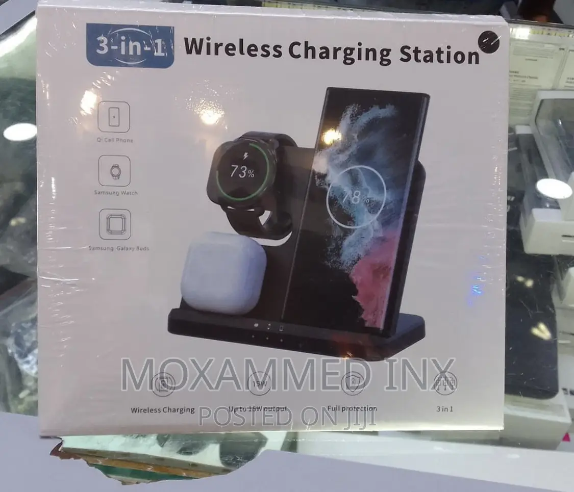3 in 1 Wireless Charging Station