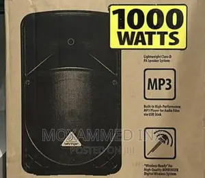 EUROLIVE B112 Wireless Option and Integrated Mixer 1000 WAT