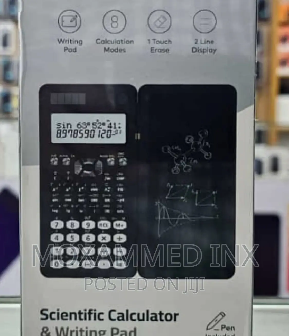 Green Lion Scientific Calculator With Writing Pad