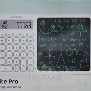 Green Lion Calculator With Writing Pad Combo