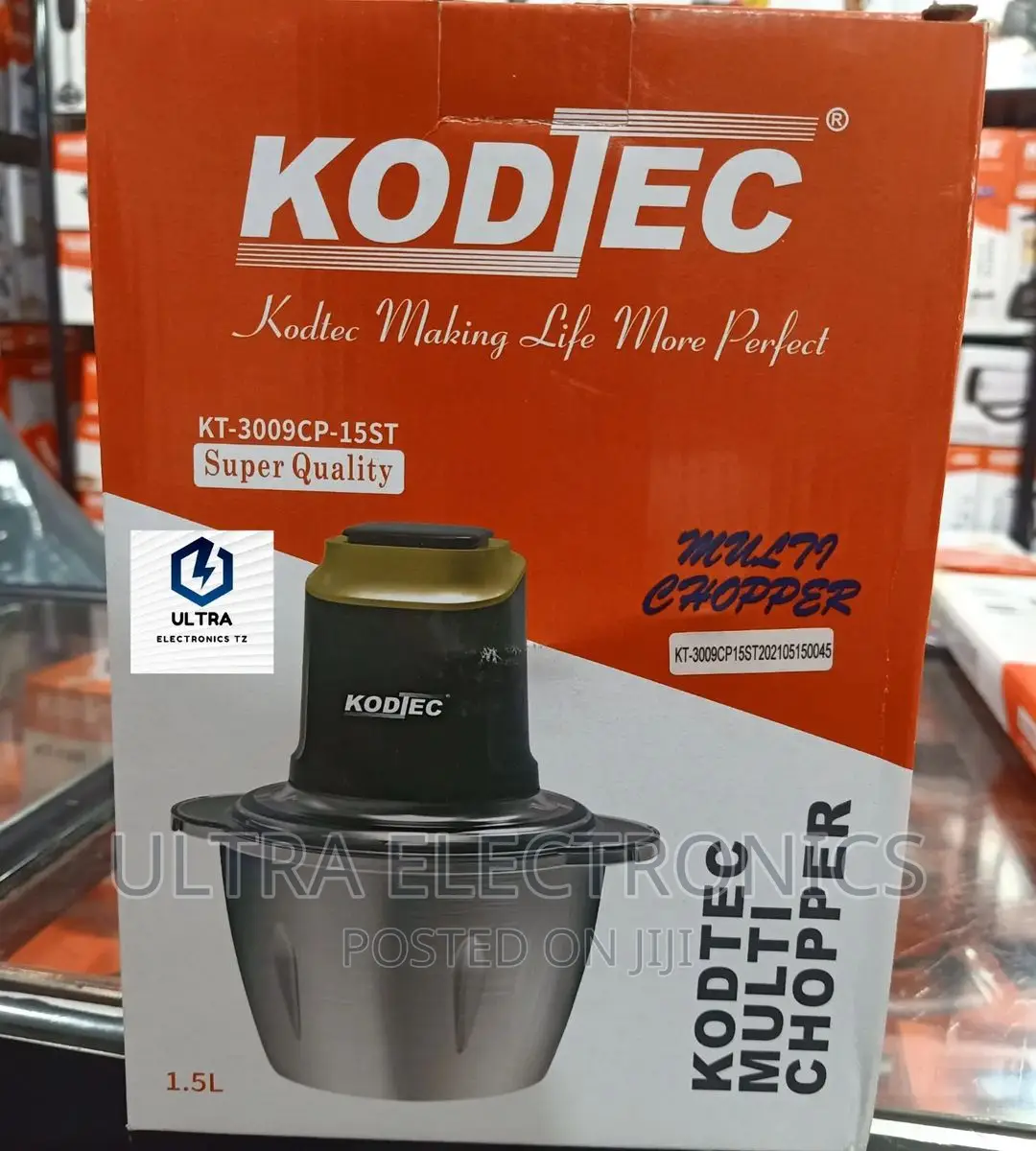 Kodtec Multi Chopper and Mincer Yenye Lita 1.5