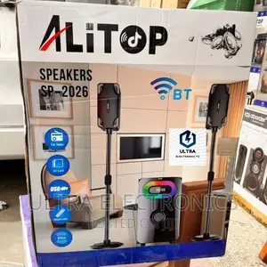 Alitop Bass Subwoofer Yenye Top Speaker Mbili