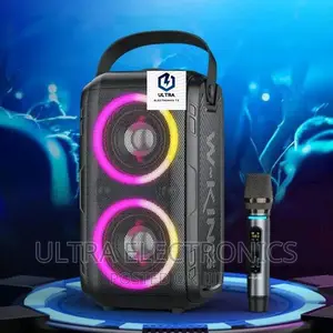 W-King T9 Karaoke Speaker With Tight Bass Na 1 Wireless Mic