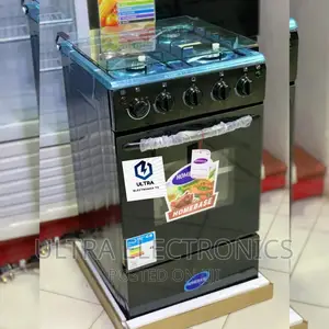 HOMEBASE Cooker Yenye Plate 3 Za Gas Na Plate 1 Ya Umeme