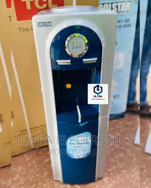 SOLSTAR Water Dispenser With Fridge Yenye Bomba Mbili