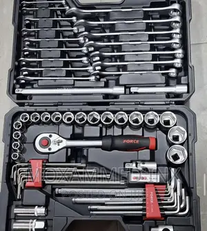 Force Heavy Duty Mechanical Tool Box 62pc 1/2” Drive