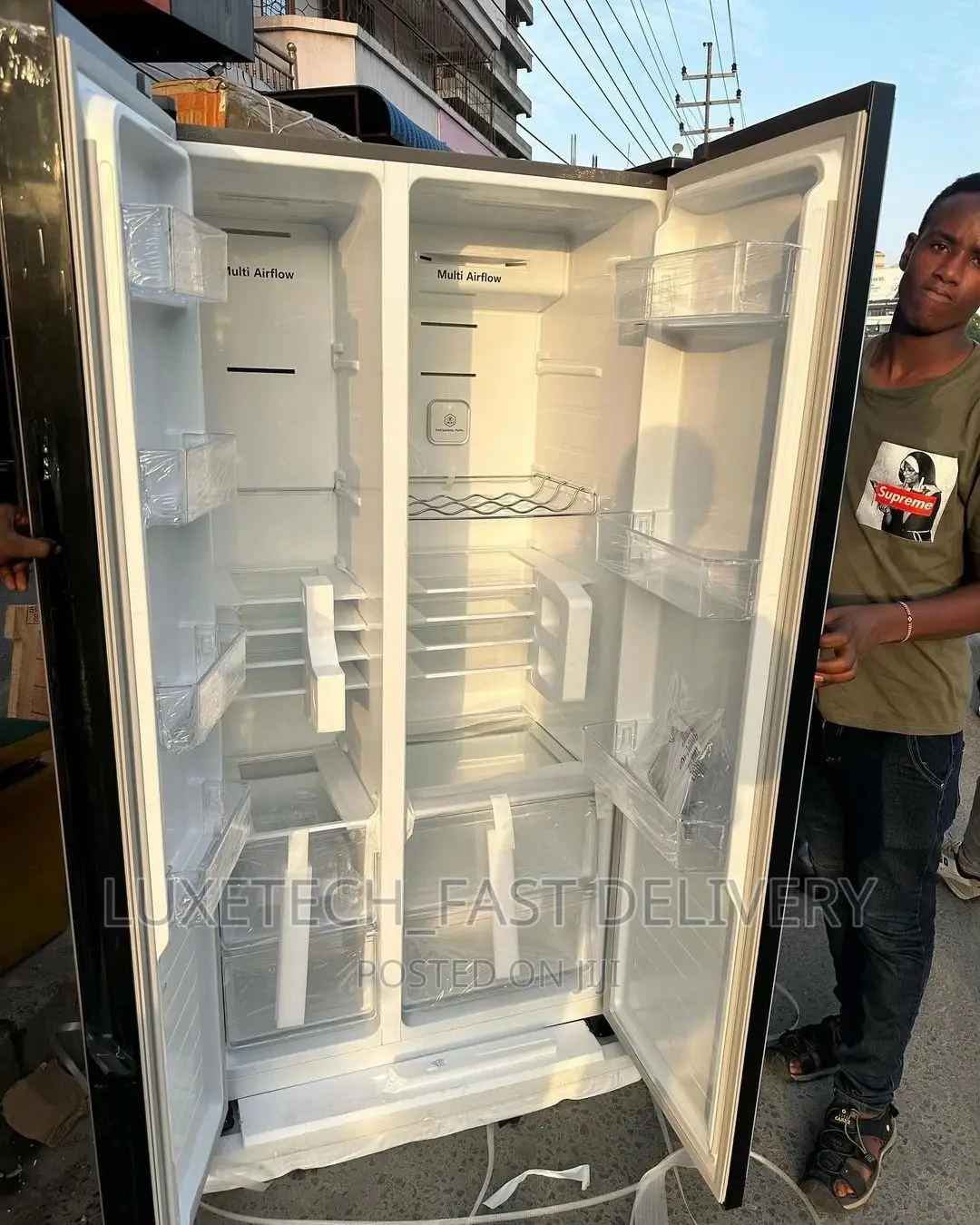 Hisense Non-Frost Inverter Fridge Double Side 509L
