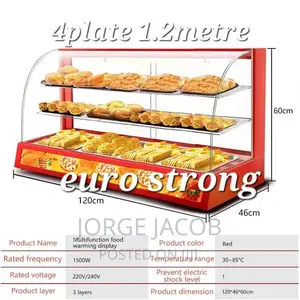 Catering Display Warm 4 Plates 1.2 Metre