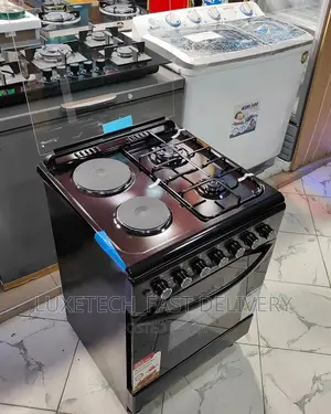 Mo Electro Cooker 2 Gas 2 Electric Plates With Oven 60×60
