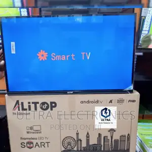 Alitop Smart Android Frameless TV With Mira Cast Inchi 32