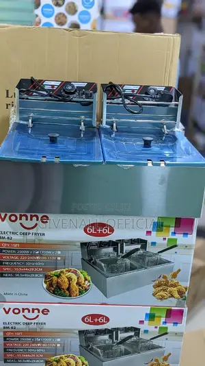 Ofa Ofa = Vonne Deep Fryer Lita 12 Yakukaangia Chips Imara