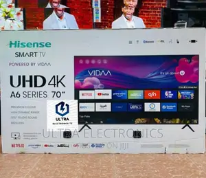Hisense Smart UHD Bezelless VIDAA TV Yenye Inchi 70