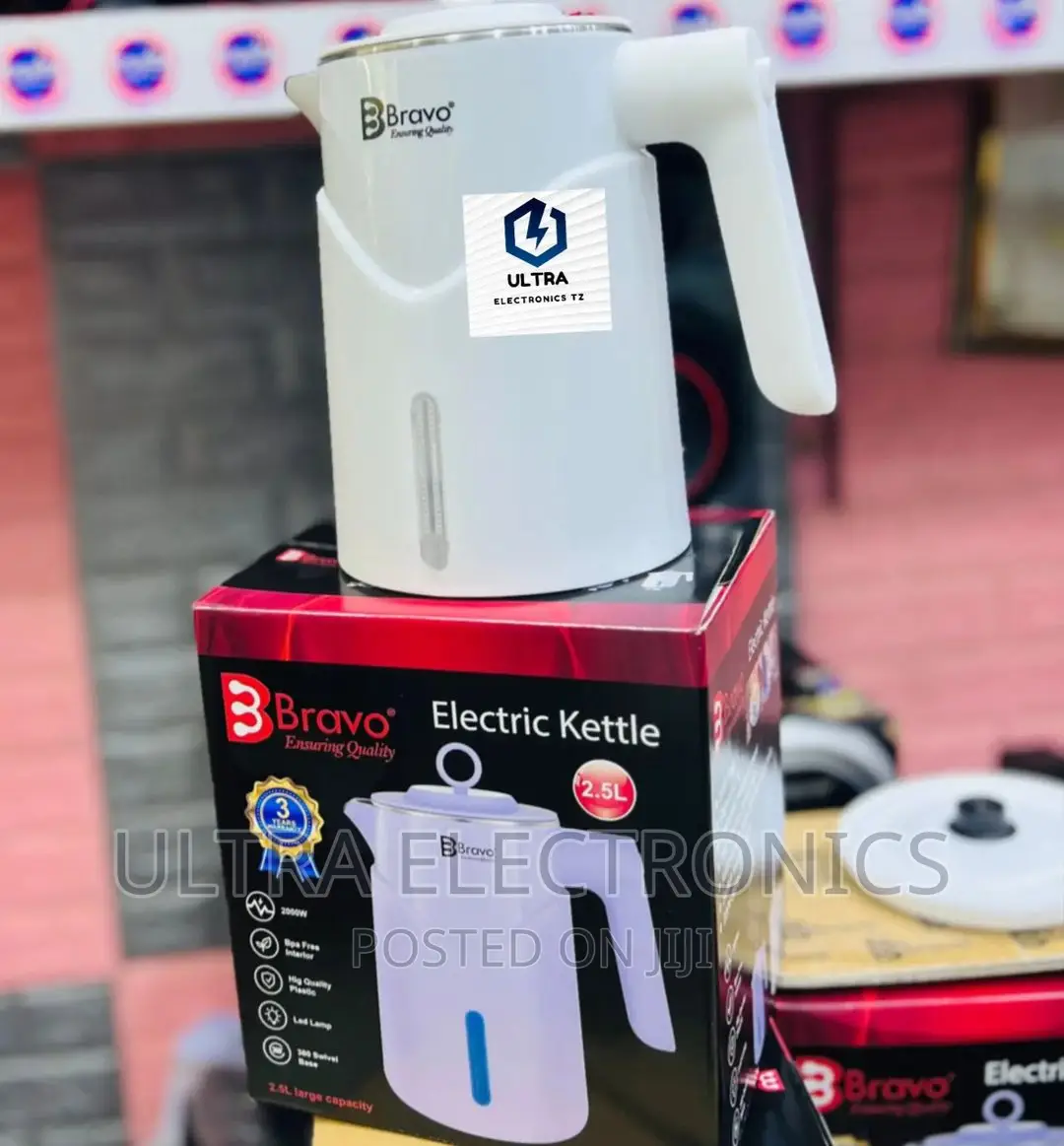Bravo Electric Kettle Yenye Lita 2.5