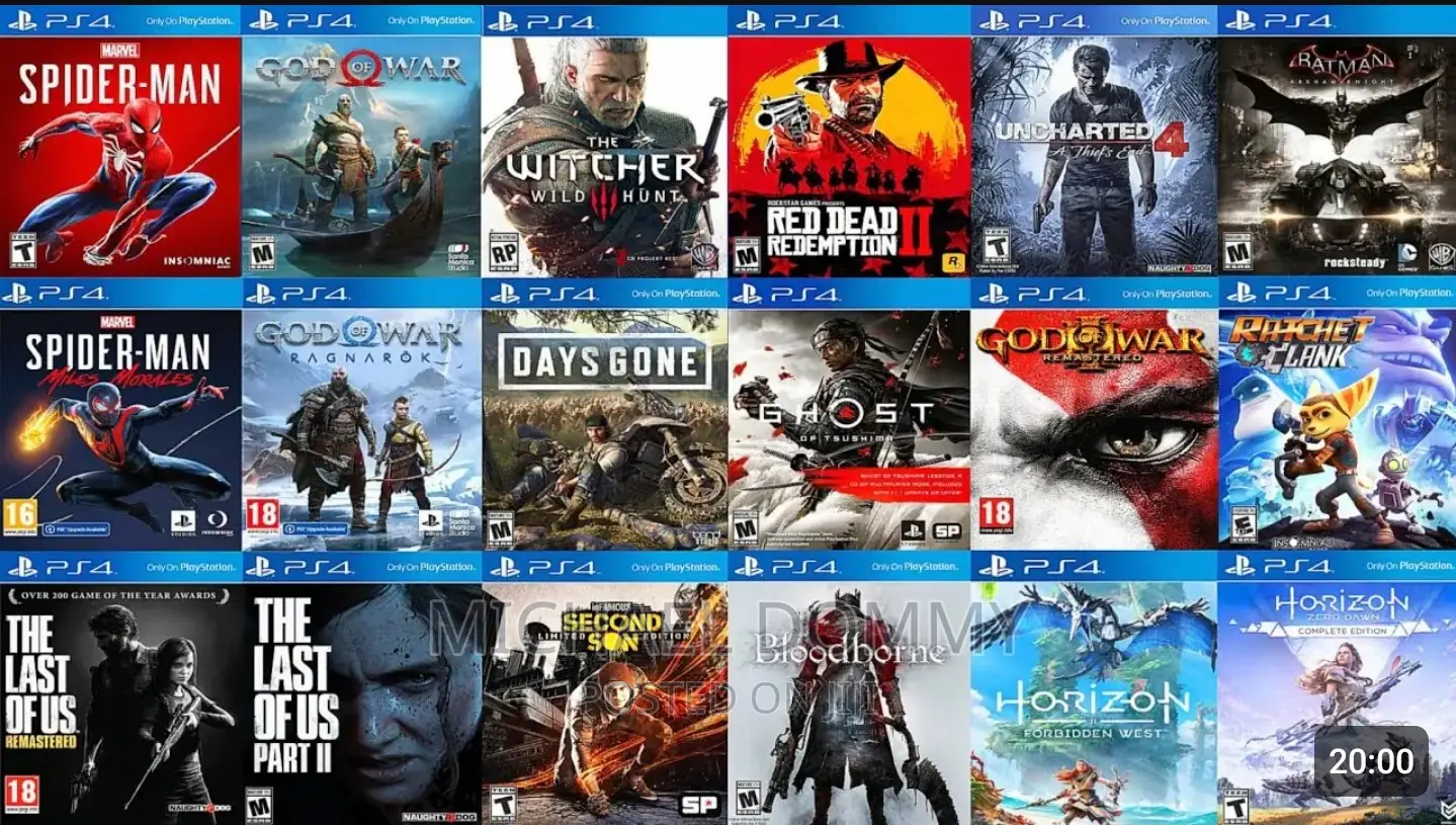 Ps4 Games Kwa Mashine Za Kuchip/Jailbreak Ziko Nyingi Sana