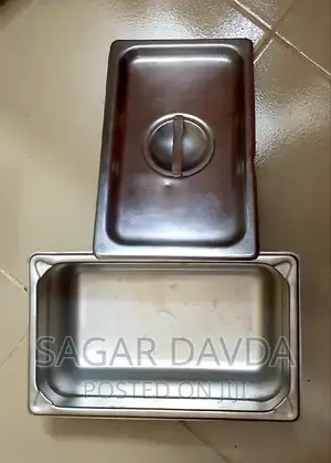 Stainless Steel Salad Basins - 4 PCS
