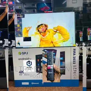 SPJ Smart Android Frameless TV Yenye Inchi 55