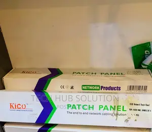 24 Port CAT6 UTP Patch Panel 1U, Black EPP60K2400