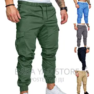 Men's Multi-Pocket Cargo Pants/Sports and Street Wear Pants