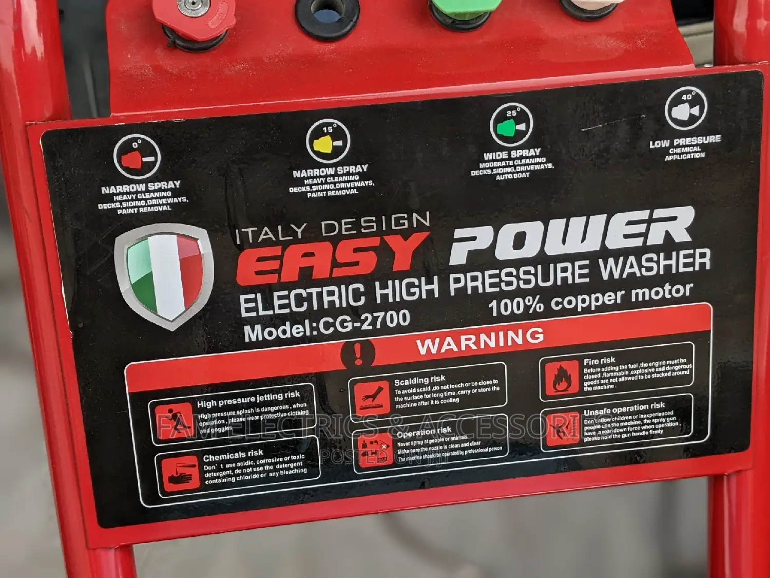 Electric High Pressure Washer (Car Wash Commercial)