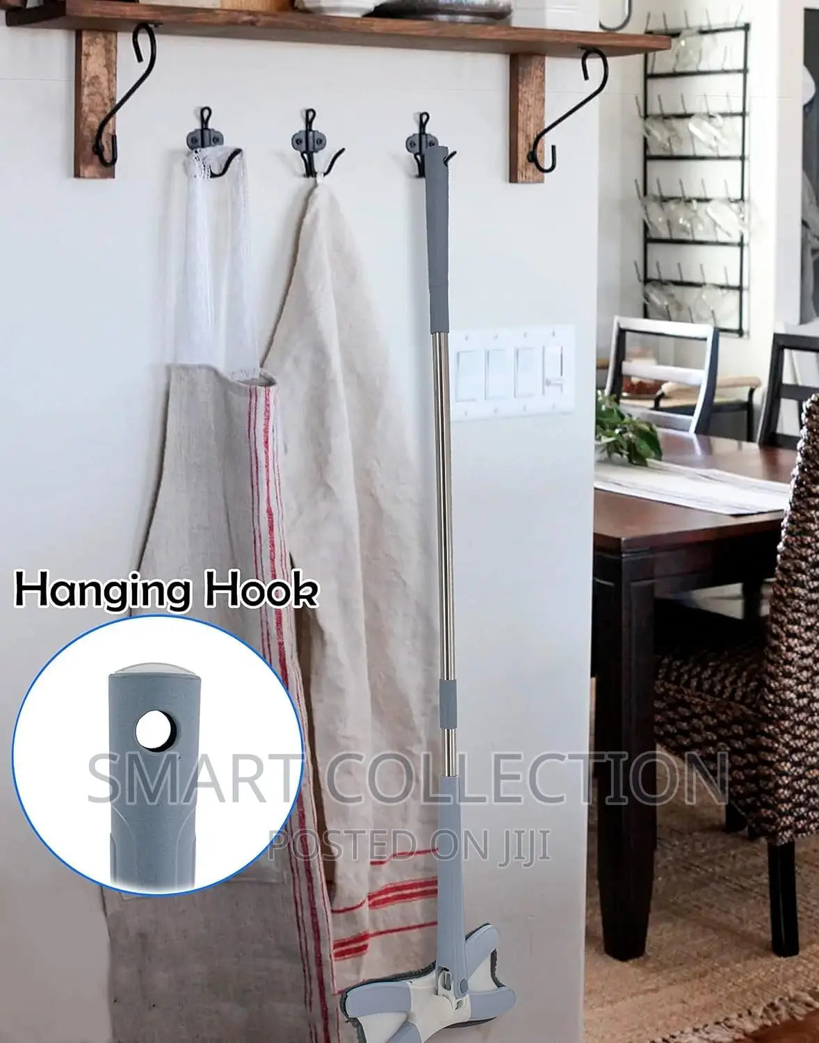 Self Wringing X Shape Floor Mop 360 Dry Wet Rotating