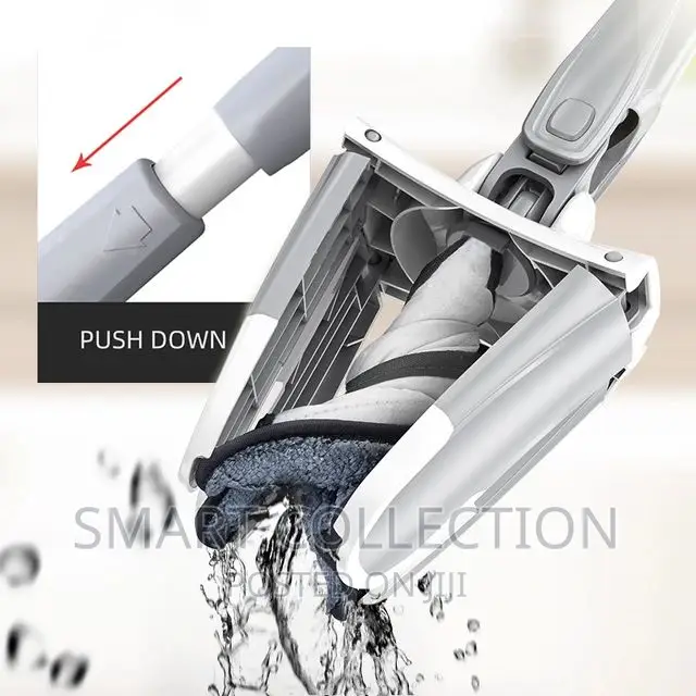 Self Wringing X Shape Floor Mop 360 Dry Wet Rotating