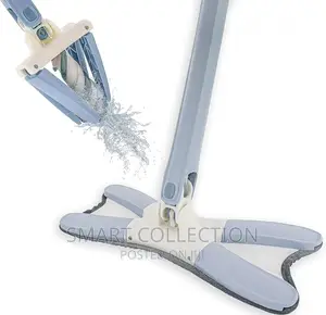 Self Wringing X Shape Floor Mop 360 Dry Wet Rotating