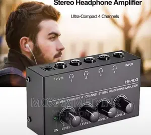 Stereo Headphone Amplifier 4 Channels